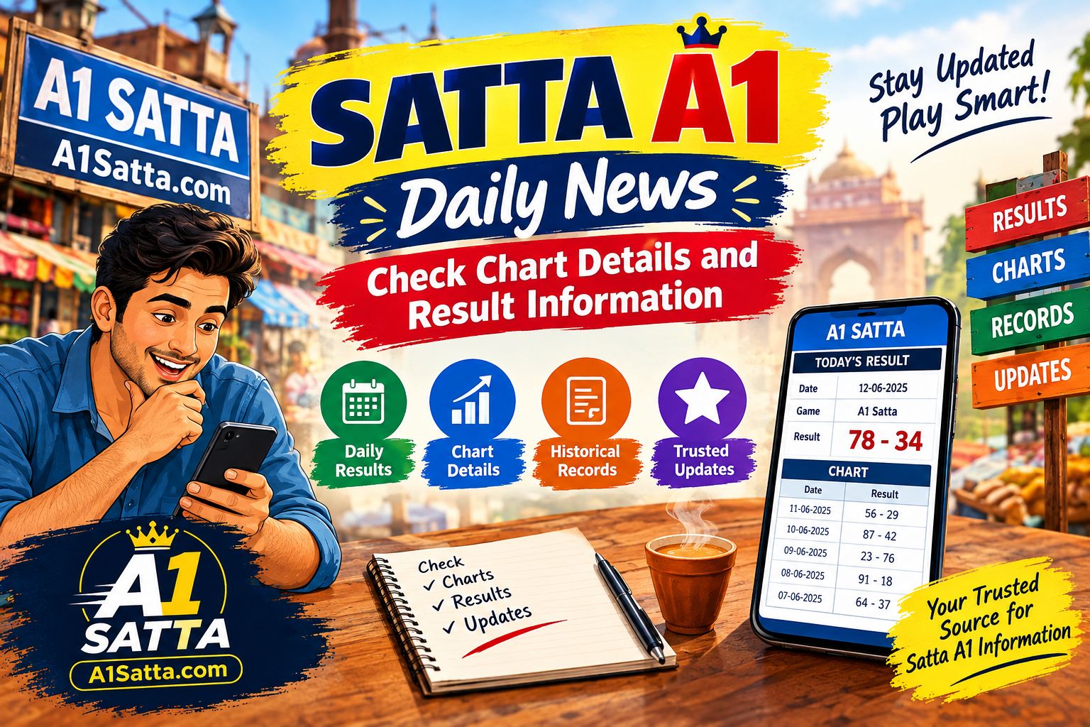 Satta A1 Daily News: Check Chart Details and Result Information