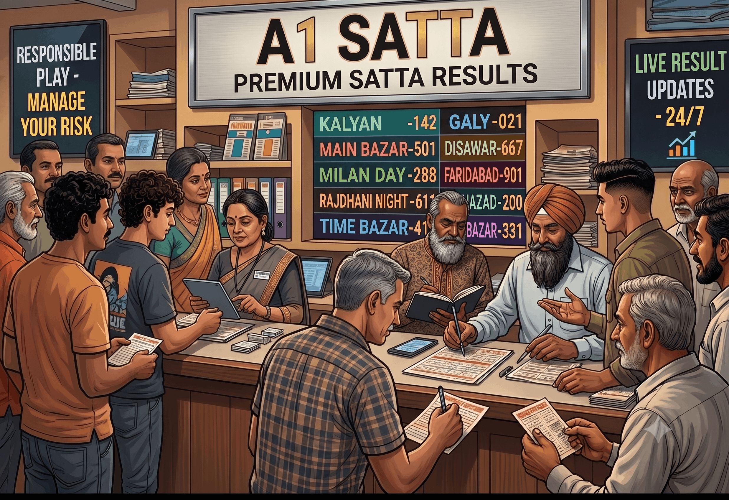 A1 Satta King – Trusted Source for Live Results & Charts