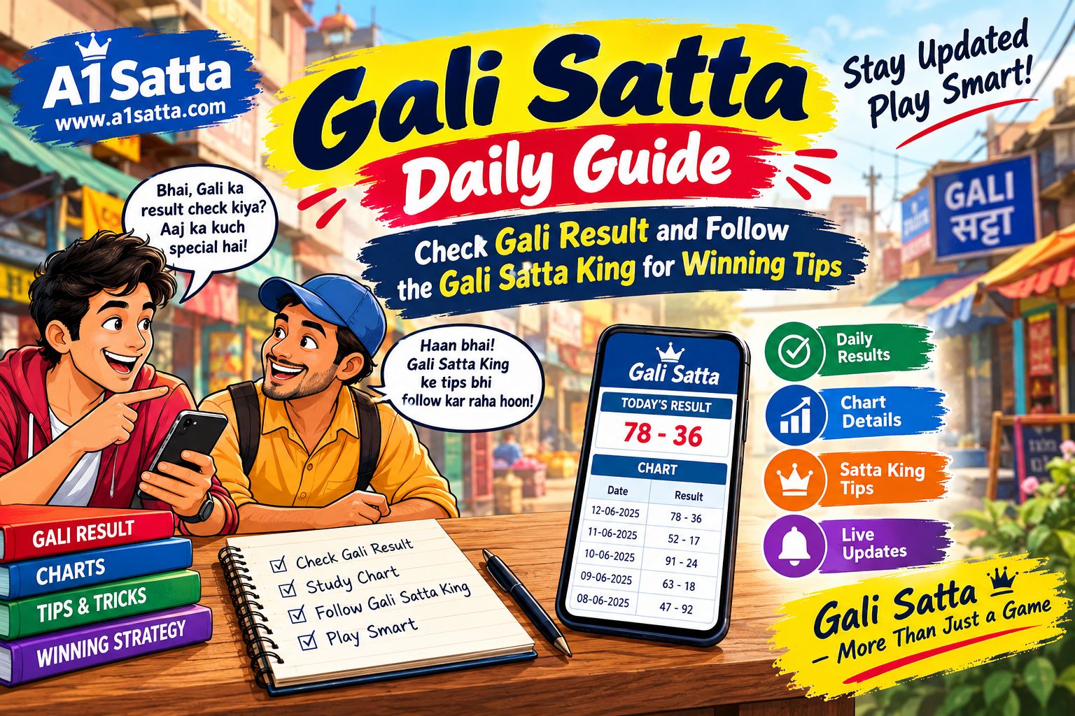 Gali Satta Daily Guide: Check Gali Result and Follow the Gali Satta King for Winning Tips