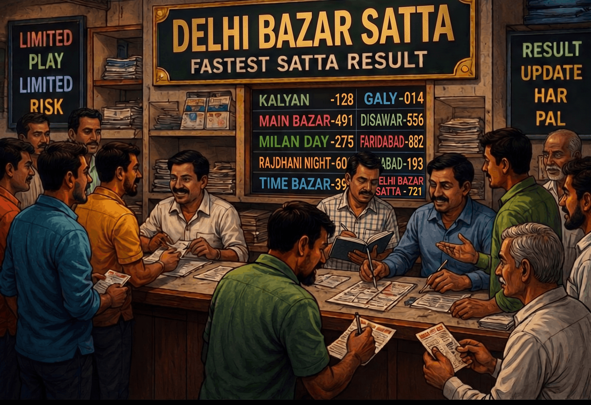 Delhi Bazar Satta Live Updates: Daily Results and Old Charts