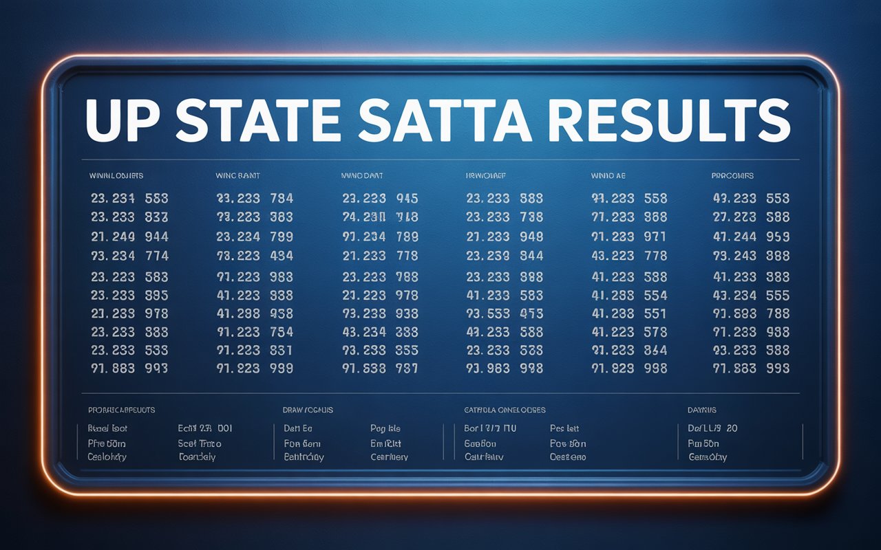 Up State Satta Results Today – Latest Charts